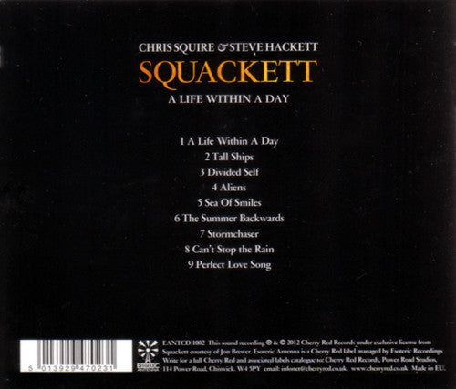 Squackett : A Life Within A Day (CD, Album)