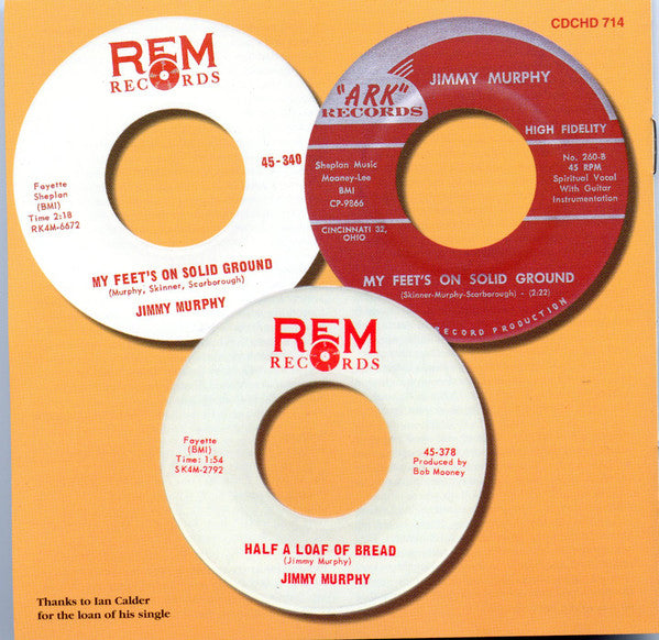 Jimmy Murphy (2) : Southern Roots - The Legendary Starday REM Sessions (CD, Comp)