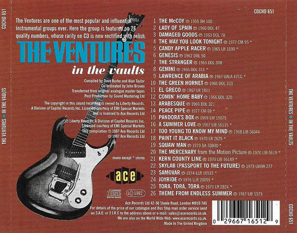 The Ventures : In The Vaults Volume 1 (CD, Comp)
