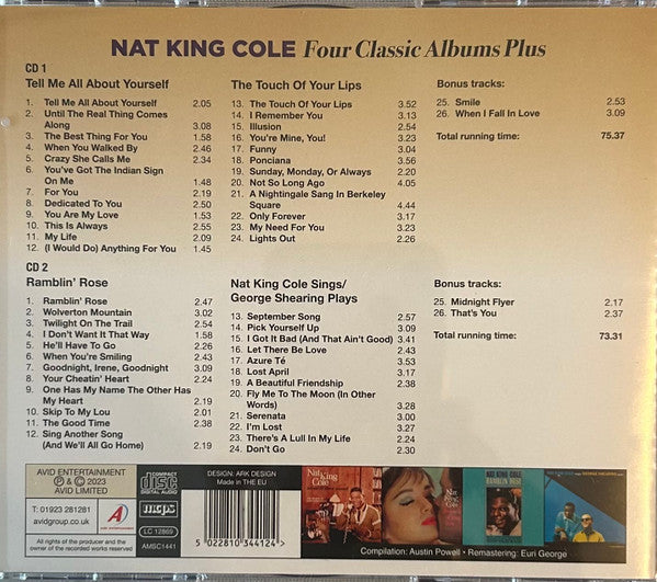 Nat King Cole : Four Classic Albums Plus (2xCD, Comp)