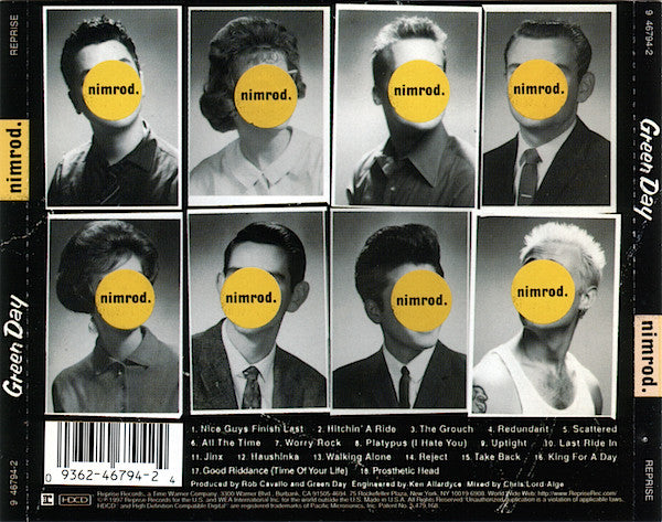 Green Day : Nimrod. (HDCD, Album, Oly)