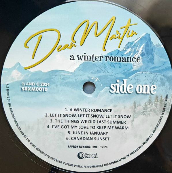 Dean Martin : A Winter Romance (LP, Album, RE)