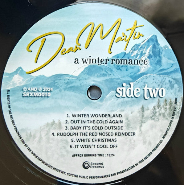 Dean Martin : A Winter Romance (LP, Album, RE)