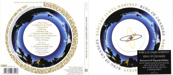 Barclay James Harvest : Ring Of Changes (CD, Album, RE, RM, Dig)