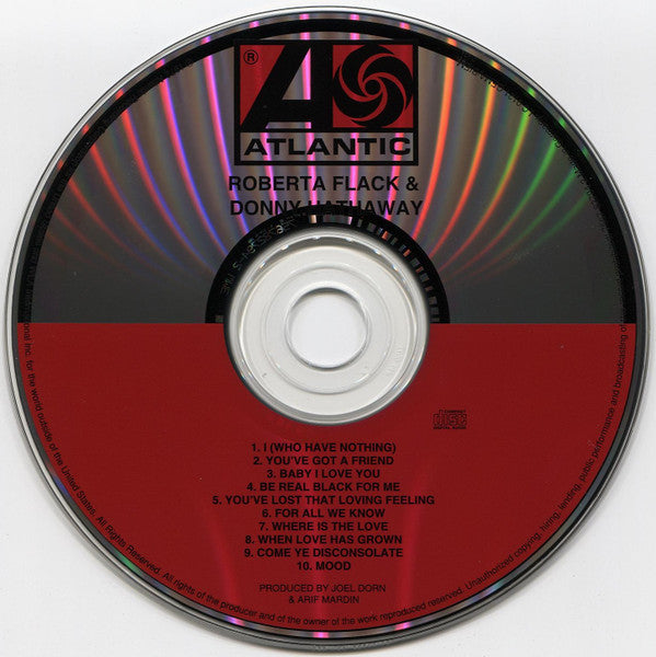 Roberta Flack & Donny Hathaway : Roberta Flack & Donny Hathaway (CD, Album, RE, RM)