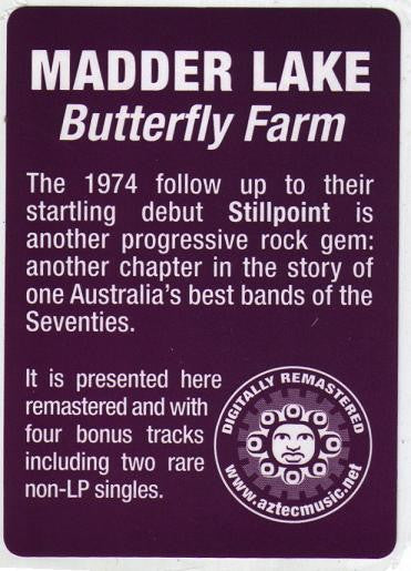 Madder Lake : Butterfly Farm (CD, Album, RE, Dig)