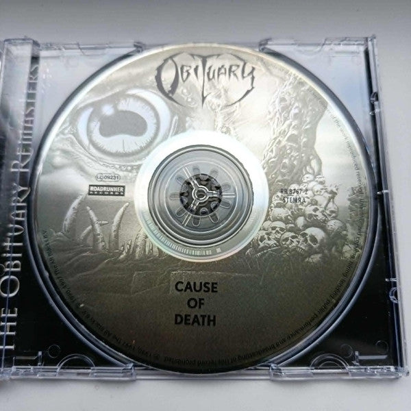 Obituary : Cause Of Death (CD, Album, RE, RM, Unofficial)