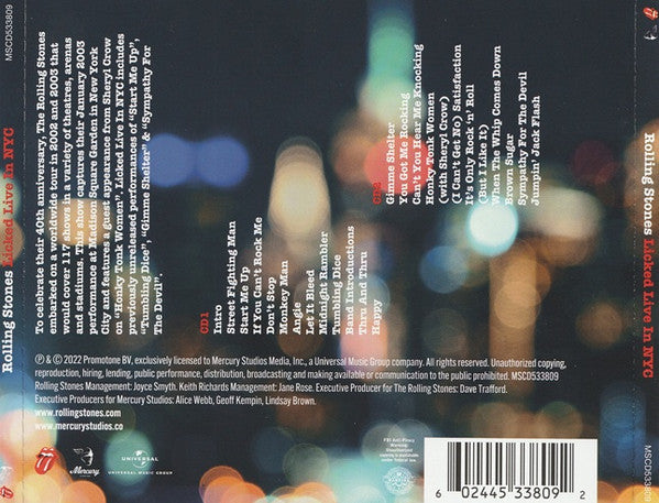 The Rolling Stones : Licked Live In NYC (2xCD, Album, RM)