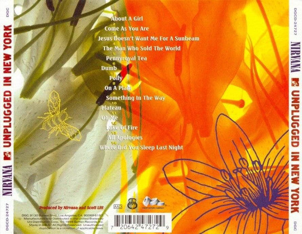 Nirvana : MTV Unplugged In New York (CD, Album, JVC)