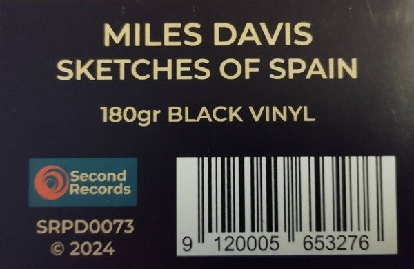 Miles Davis : Sketches Of Spain (LP, Album, RE, 180)