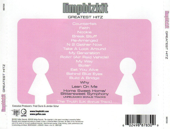 Limp Bizkit : Greatest Hitz (CD, Comp)