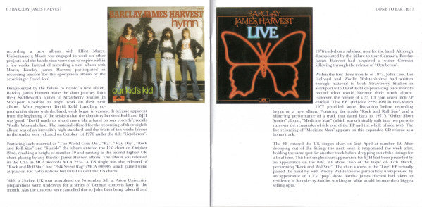 Barclay James Harvest : Gone To Earth (CD, Album, RE, RM)