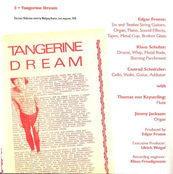 Tangerine Dream : Electronic Meditation (CD, Album, RE, RM)