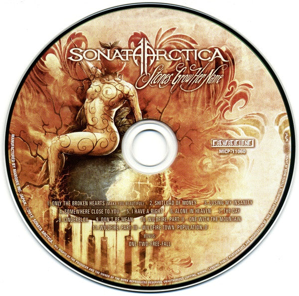 Sonata Arctica : Stones Grow Her Name (CD, Album)