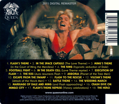 Queen : Flash Gordon (Original Soundtrack Music) (CD, Album, RE, RM, Sup)