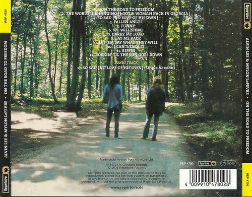 Alvin Lee & Mylon LeFevre : On The Road To Freedom (CD, Album, RE, RM)