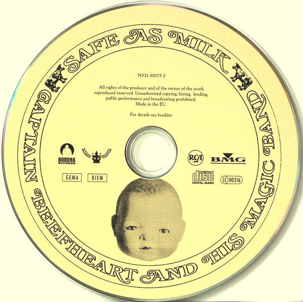 Captain Beefheart And The Magic Band : Safe As Milk (CD, Album, RE, RM)