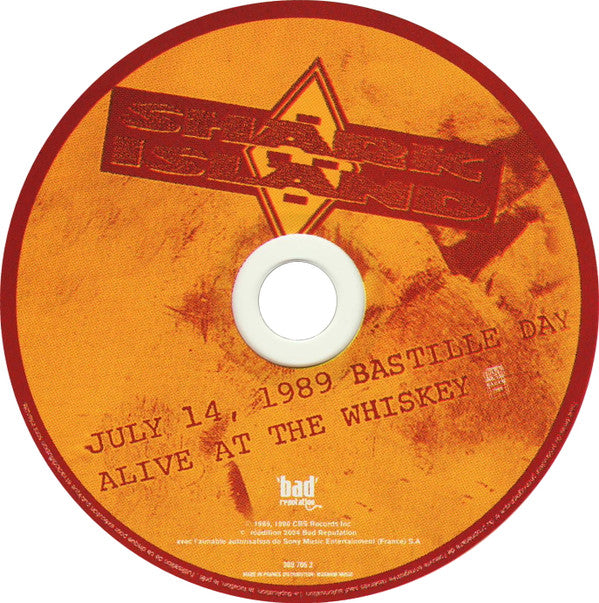 Shark Island : Law Of The Order + Alive At The Whiskey (2xCD, Album, Comp)