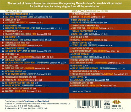 Various : The Complete Goldwax Singles Volume 2 1966-1967 (2xCD, Comp, Mono, RM)