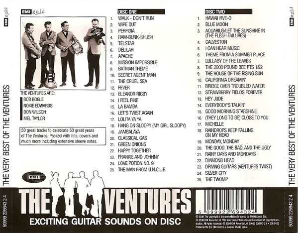 The Ventures : The Very Best Of The Ventures (2xCD, Comp)