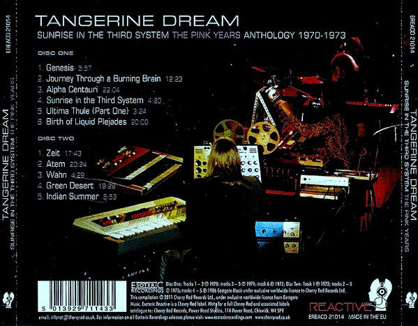 Tangerine Dream : Sunrise In The Third System: The Pink Years Anthology 1970-1973 (2xCD, Comp, RM)
