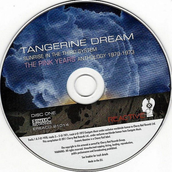 Tangerine Dream : Sunrise In The Third System: The Pink Years Anthology 1970-1973 (2xCD, Comp, RM)