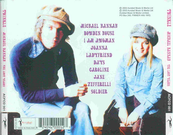 Twinkle (3) : Michael Hannah: The Lost Years (CD, Comp)