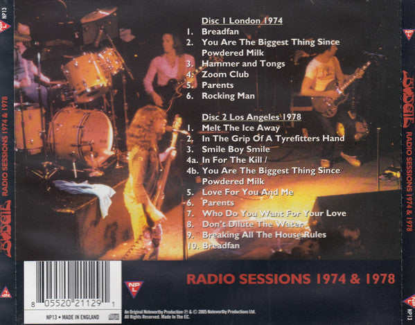 Budgie : Radio Sessions 1974 & 1978 (2xCD, Album)