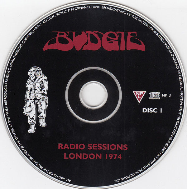 Budgie : Radio Sessions 1974 & 1978 (2xCD, Album)