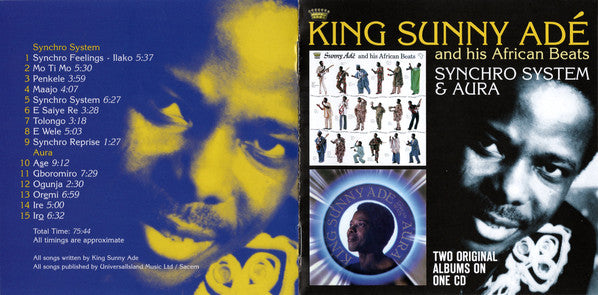 King Sunny Ade & His African Beats : Synchro System & Aura (CD, Comp)