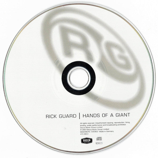 Rick Guard : Hands Of A Giant (CD, Album)