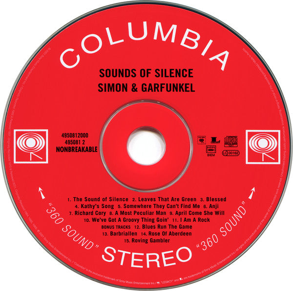 Simon & Garfunkel : Sounds Of Silence (CD, Album, RE)