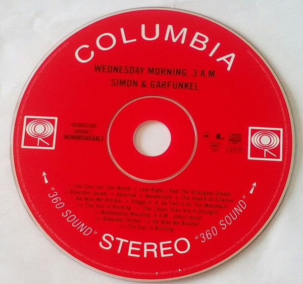 Simon & Garfunkel : Wednesday Morning, 3 A.M. (CD, Album, RE, RM)
