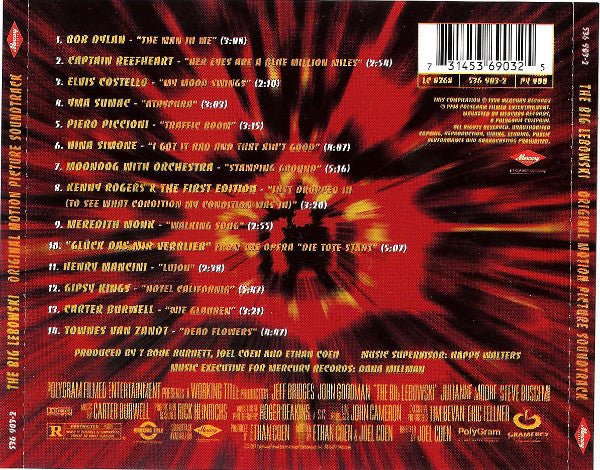 Various : The Big Lebowski (Original Motion Picture Soundtrack) (CD, Comp)