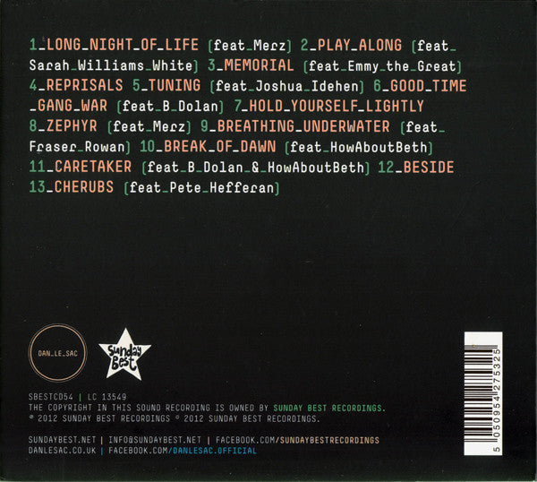 Dan Le Sac : Space Between The Words (CD, Album)