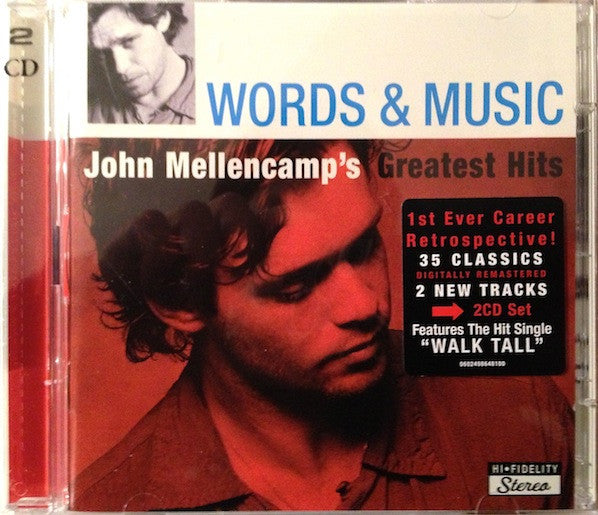 John Cougar Mellencamp : Words & Music (John Mellencamp's Greatest Hits) (2xCD, Comp, RM)