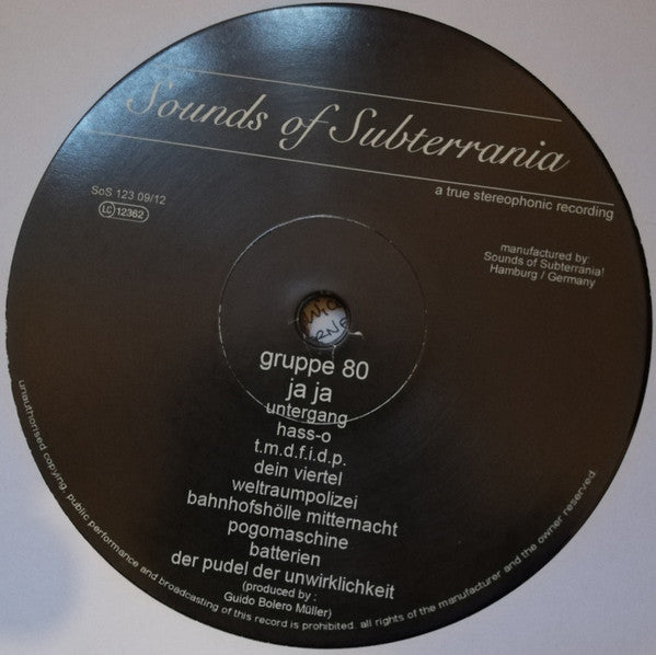 Gruppe 80 : Ja Ja (LP, Album)