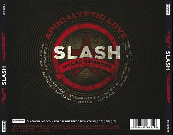 Slash (3) Featuring Myles Kennedy And The Conspirators : Apocalyptic Love (CD, Album)