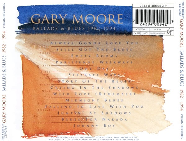 Gary Moore : Ballads & Blues 1982 - 1994 (CD, Comp)