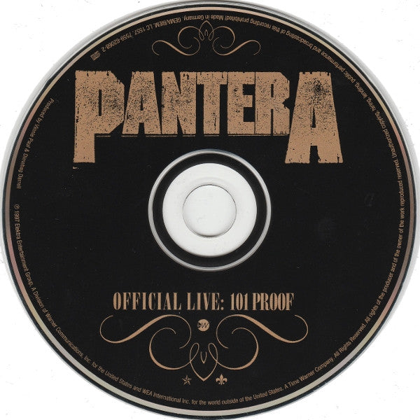 Pantera : Official Live: 101 Proof (CD, Album)
