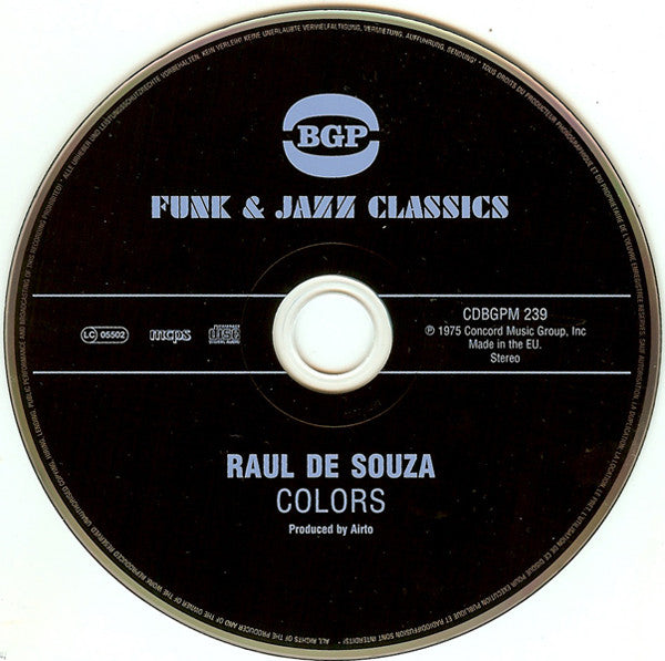 Raul De Souza : Colors (CD, Album, RE, RM)