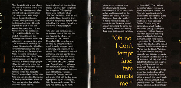 Nico (3) : The End... (2xCD, Album, RE, RM, EDC)