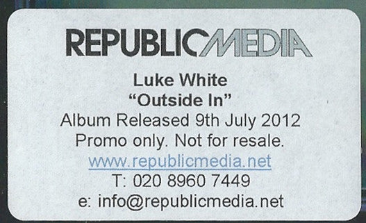 Luke White (2) : Outside In (CD, Album)