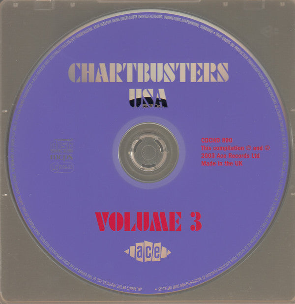 Various : Chartbusters USA Volume 3 (CD, Comp)
