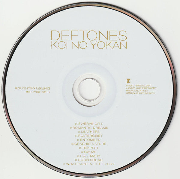Deftones : Koi No Yokan (CD, Album)