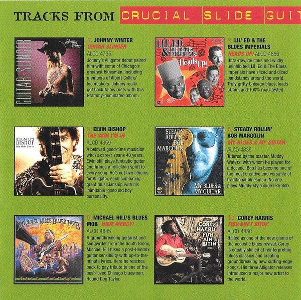 Various : Crucial Slide Guitar Blues (CD, Smplr)