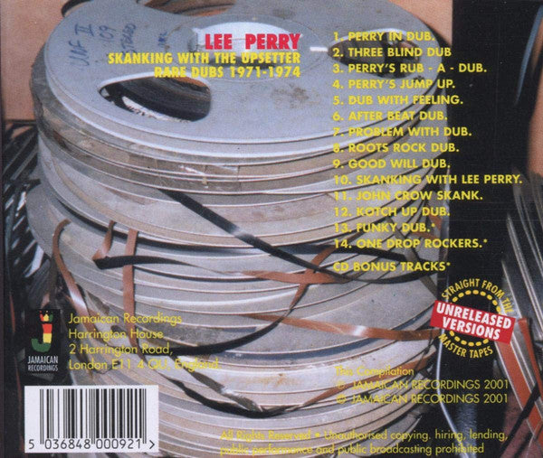 Lee Perry : Skanking With The Upsetter - Rare Dubs 1971-1974 (CD, Comp)