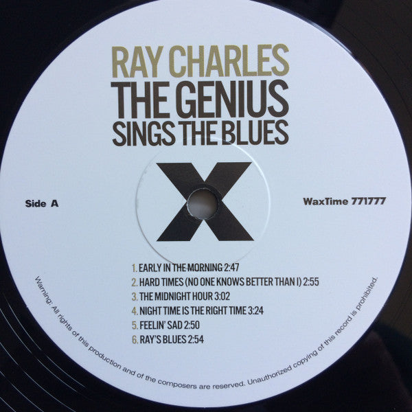 Ray Charles : The Genius Sings The Blues (LP, Album, Ltd, RE, RM, 180)