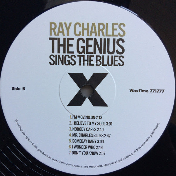 Ray Charles : The Genius Sings The Blues (LP, Album, Ltd, RE, RM, 180)