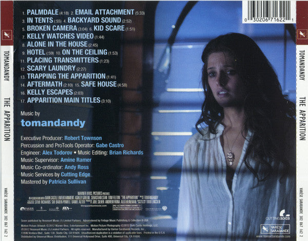 Tomandandy : The Apparition (Original Motion Picture Soundtrack) (CD, Album)
